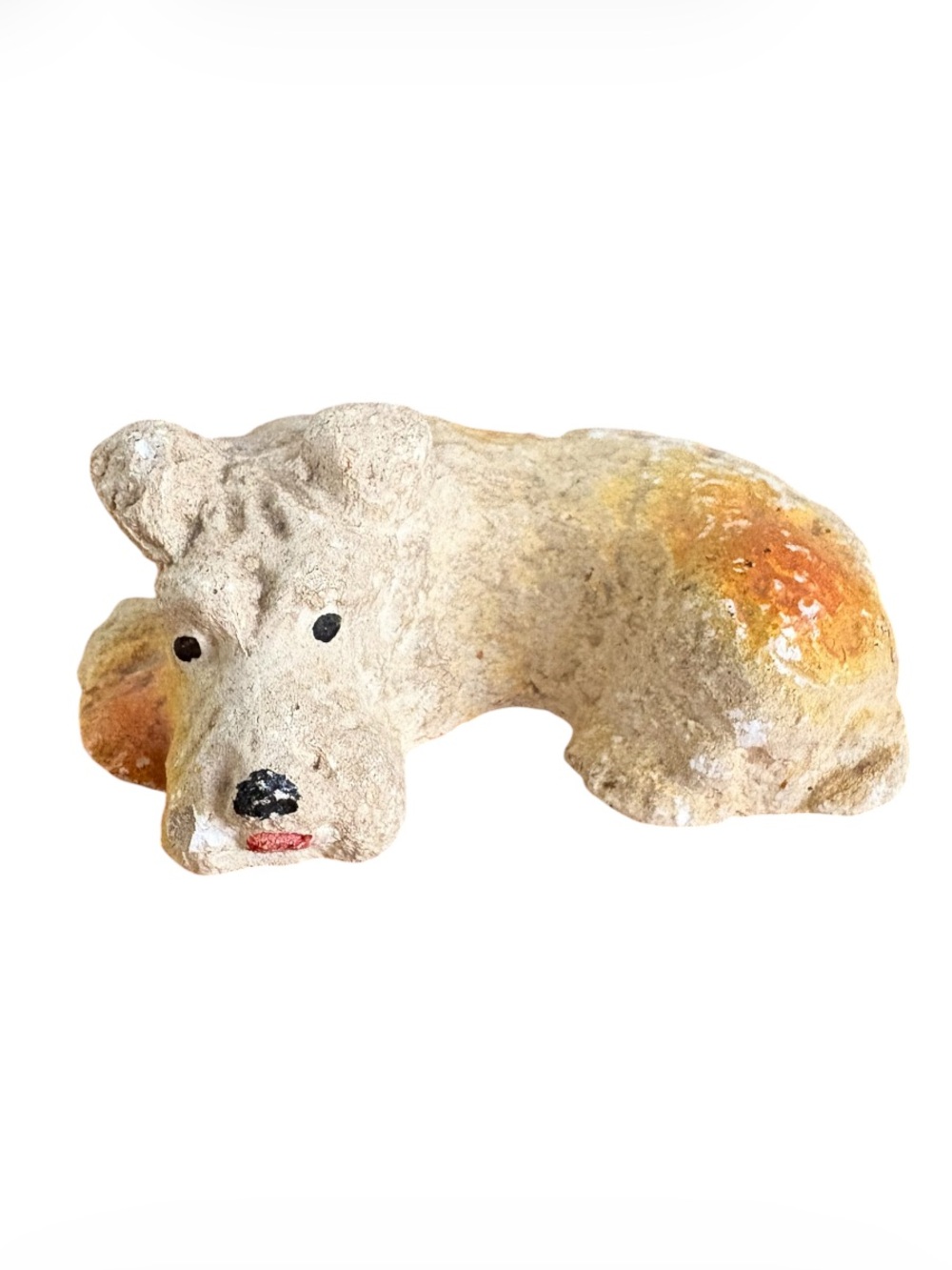 VINTAGE➕1930’S Chalkware Terrier Dog Carnival Prize